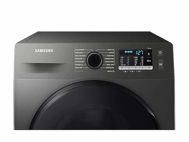 Samsung wd90ta046bx was-droogcombinatie vrijstaand voorbelading zilver e - afbeelding 9 van  16