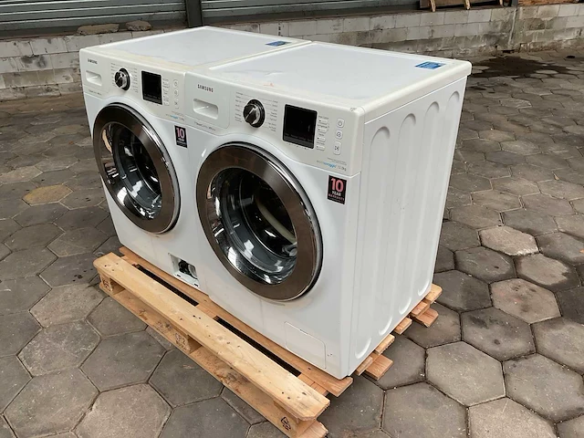Samsung wf12f9e6p4w wasmachine (2x) - afbeelding 2 van  8