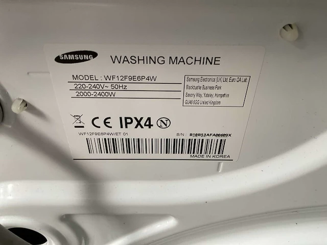 Samsung wf12f9e6p4w wasmachine (2x) - afbeelding 6 van  8