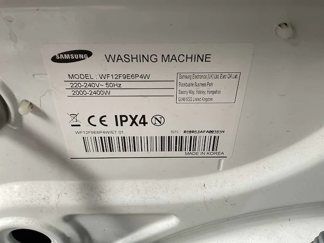 Samsung wf12f9e6p4w wasmachine (2x) - afbeelding 8 van  8