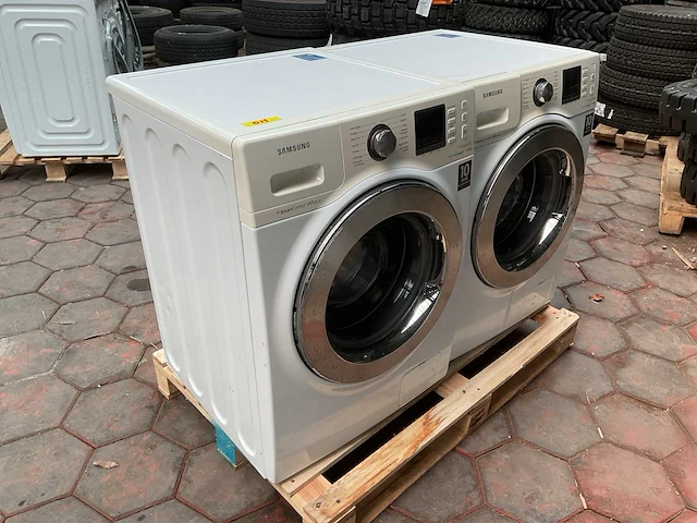 Samsung wf12f9e6p4w wasmachine (2x) - afbeelding 1 van  8