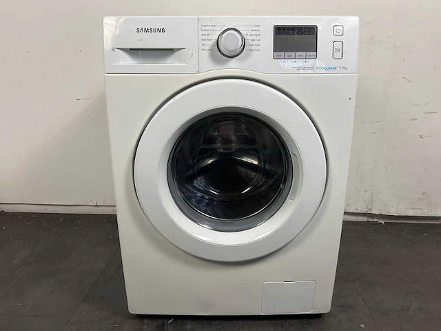 Samsung wf70f5e0w4w ecobubble wasmachine 1400t 7kg - afbeelding 1 van  7