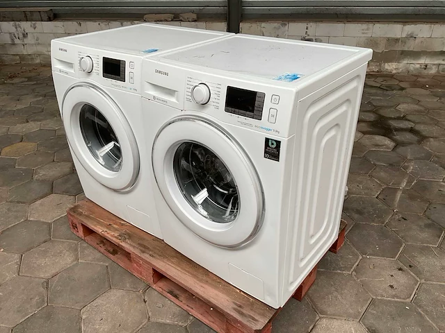 Samsung wf90f5e5p4w wasmachine (2x) - afbeelding 2 van  8