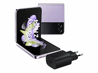 Samsung z flip4 smartphone 5g, opvouwbaar 256 gb dynamic amoled 2x 6.7/super amoled paars - afbeelding 1 van  6