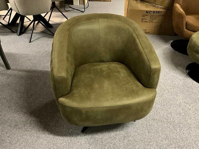San marcello coffeechair lederen fauteuil (2x) - afbeelding 1 van  5