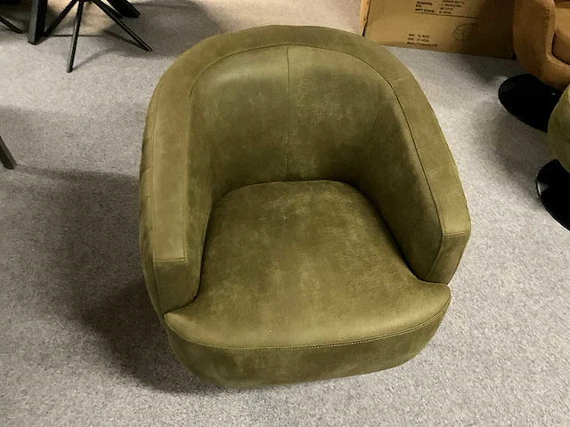 San marcello coffeechair lederen fauteuil (2x) - afbeelding 2 van  5