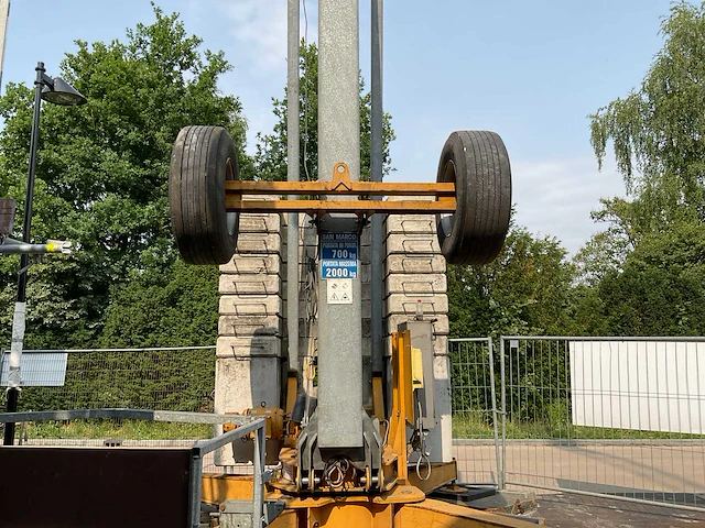 San marco sm 27.180 mobiele torenkraan - bouwkraan 27m - afbeelding 14 van  19