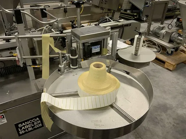 Sancoa pvr-1000l wrap around labeler - afbeelding 3 van  25