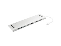 Sandberg - 136-31 - usb-c 10-in-1 docking station grijs - afbeelding 1 van  2
