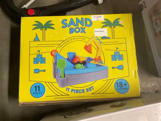 Sandbox 11-delige zandspeelset - afbeelding 1 van  3