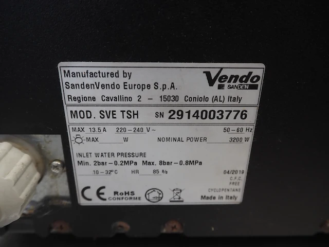 Sandenvendo europe s.p.a. - afbeelding 3 van  11