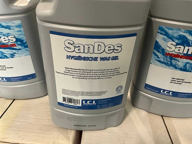 Sandes hygiënische handgel - afbeelding 4 van  5