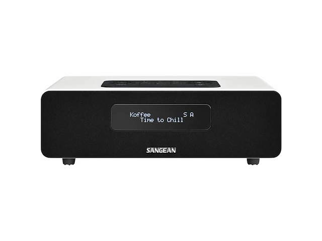 Sangean ddr36 dab+ digitale radio (dab+/fmtuner, bluetooth, wekfunctie, slaaptimer, auxin) incl. afstandsbediening wit - afbeelding 1 van  3