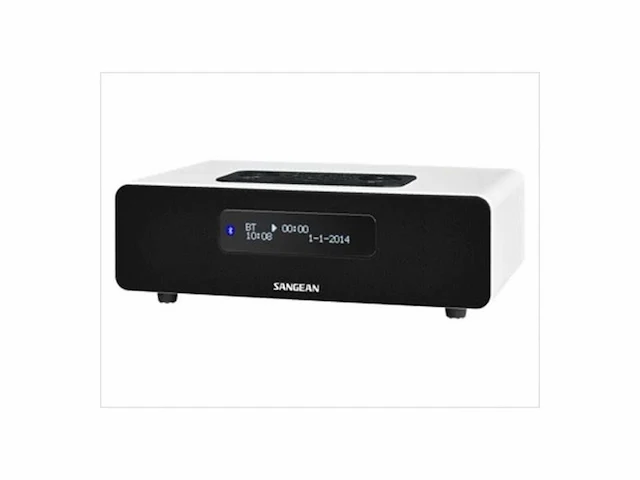 Sangean ddr36 dab+ digitale radio (dab+/fmtuner, bluetooth, wekfunctie, slaaptimer, auxin) incl. afstandsbediening wit - afbeelding 2 van  3