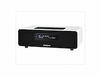 Sangean ddr36 dab+ digitale radio (dab+/fmtuner, bluetooth, wekfunctie, slaaptimer, auxin) incl. afstandsbediening wit - afbeelding 2 van  3