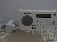 Sangean pr-d7 transistorradio wit - afbeelding 1 van  2