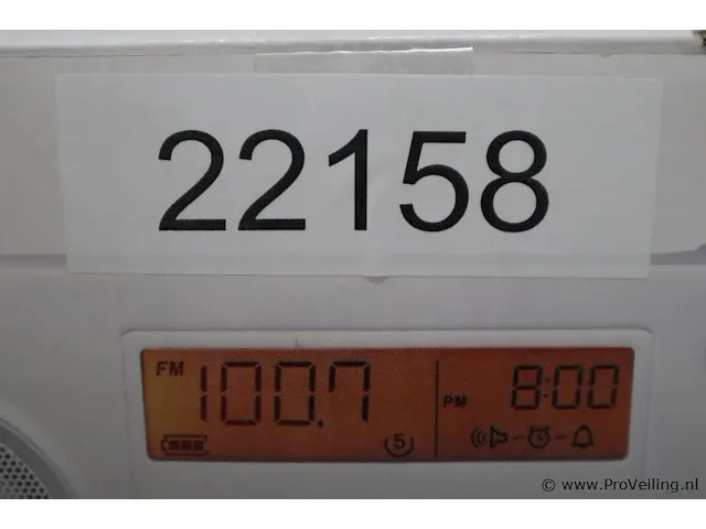 Sangean pr-d7 transistorradio wit - afbeelding 2 van  2