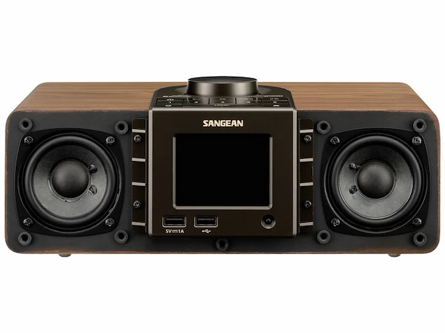 Sangean wfr32, dab internetradio bluetooth aux, hout - afbeelding 3 van  3