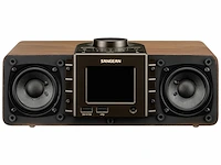 Sangean wfr32, dab internetradio bluetooth aux, hout - afbeelding 3 van  3