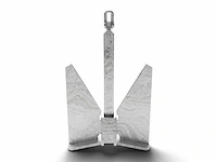 Sanguineti hhp pool anchor 240 kg galvanized rina certified - afbeelding 1 van  9