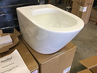 Sanibad - km-180 - hangtoilet zonder spoelrand - afbeelding 1 van  5