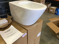 Sanibad - km-180 - hangtoilet zonder spoelrand - afbeelding 1 van  5