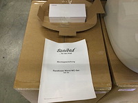 Sanibad - km-180 - hangtoilet zonder spoelrand - afbeelding 4 van  5