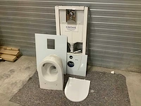 Sanibroyeur / grohe saniwall pro hangtoilet met vermaler - afbeelding 2 van  4