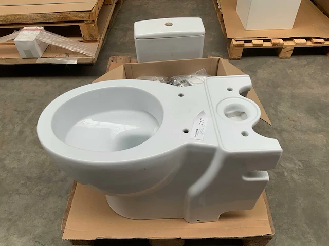 Sanibroyeur saniflush set toilet - afbeelding 2 van  7
