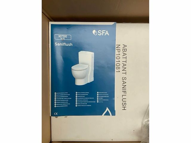 Sanibroyeur saniflush set toilet - afbeelding 5 van  7