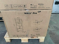 Sanibroyeur saniwall pro up inbouw toilet element met faecalien vernietiger - afbeelding 3 van  5