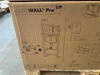 Sanibroyeur saniwall pro up inbouw toilet element met faecalien vernietiger - afbeelding 4 van  5