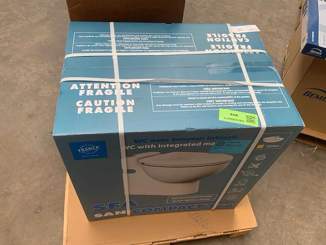 Sanibroyeur sfa sanicompact pro toilet - afbeelding 3 van  4