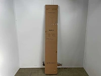 Saniclass bellini inloopdouche - scharnierbevestiging - 30x200cm - 8mm veiligheidsglas - anti kalk - chroom - afbeelding 2 van  2