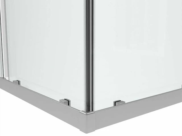Saniclass casus douchecabine hoekinstap 90x90 antikalk - afbeelding 3 van  7