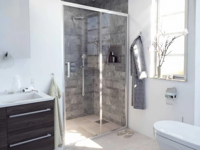 Saniclass id06 quick fit douchedeur 130x190 antikalk - afbeelding 1 van  5