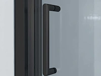 Saniclass id06 quick fit sw491645 schuifdeur 120x190 cm mat zwart - afbeelding 3 van  6