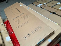 Saniclass id06 quick fit sw491645 schuifdeur 120x190 cm mat zwart - afbeelding 6 van  6