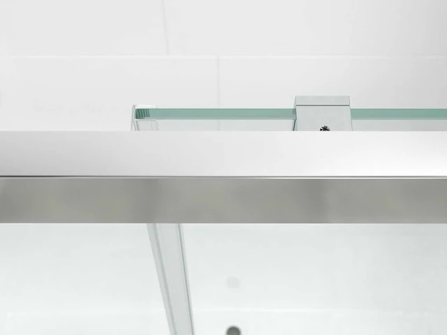 Saniclass id06 quickfit badwand 2-delige schuifdeur 170x150 cm antikalk - afbeelding 3 van  4