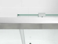 Saniclass id06 quickfit badwand 2-delige schuifdeur 170x150 cm antikalk - afbeelding 3 van  4