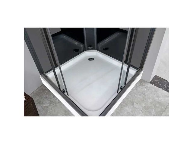 Saniclear jipp complete douchecabine (90x90 cm) - afbeelding 2 van  3