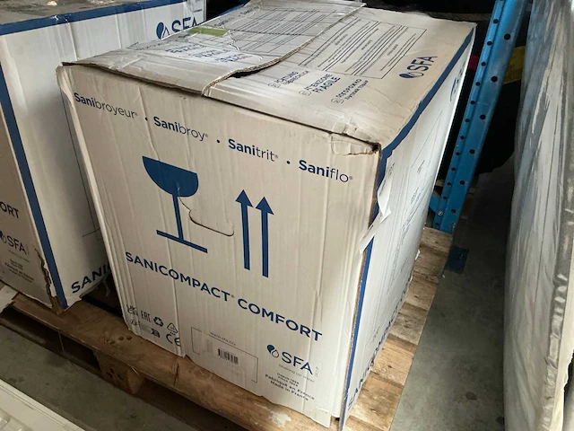 Sanicompact comfort eco+ wandcloset met faecaliënvermaler wit - afbeelding 2 van  2