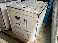 Sanicompact comfort eco+ wandcloset met faecaliënvermaler wit - afbeelding 2 van  2