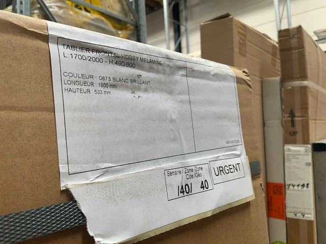 Sanijura badmeubel melamine topblad wit 170cm - afbeelding 3 van  4