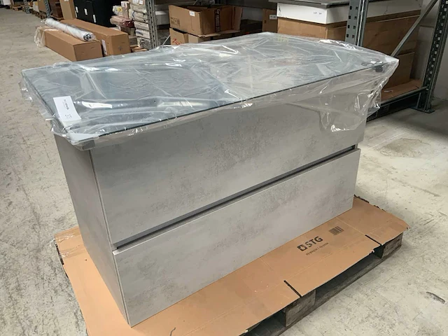 Sanijura badmeubelset 100cm grijs - afbeelding 4 van  9
