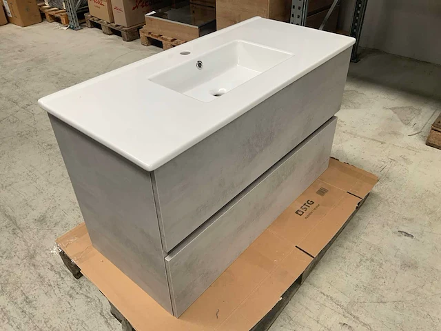 Sanijura badmeubelset 100cm grijs - afbeelding 5 van  9