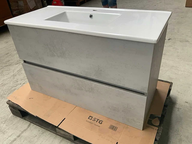 Sanijura badmeubelset 100cm grijs - afbeelding 8 van  9