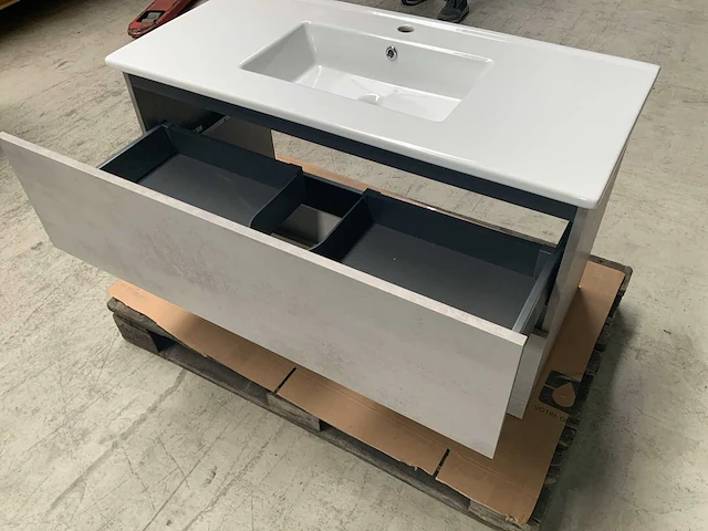 Sanijura badmeubelset 100cm grijs - afbeelding 9 van  9