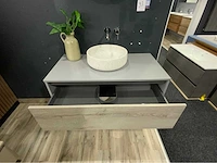 Sanijura frame origin badmeubelset 100cm muisgrijs - afbeelding 2 van  11