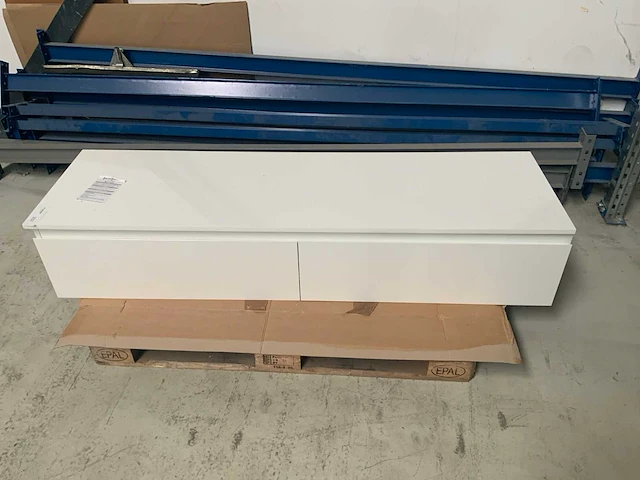 Sanijura wastafel onderkast 160cm wit - afbeelding 2 van  6